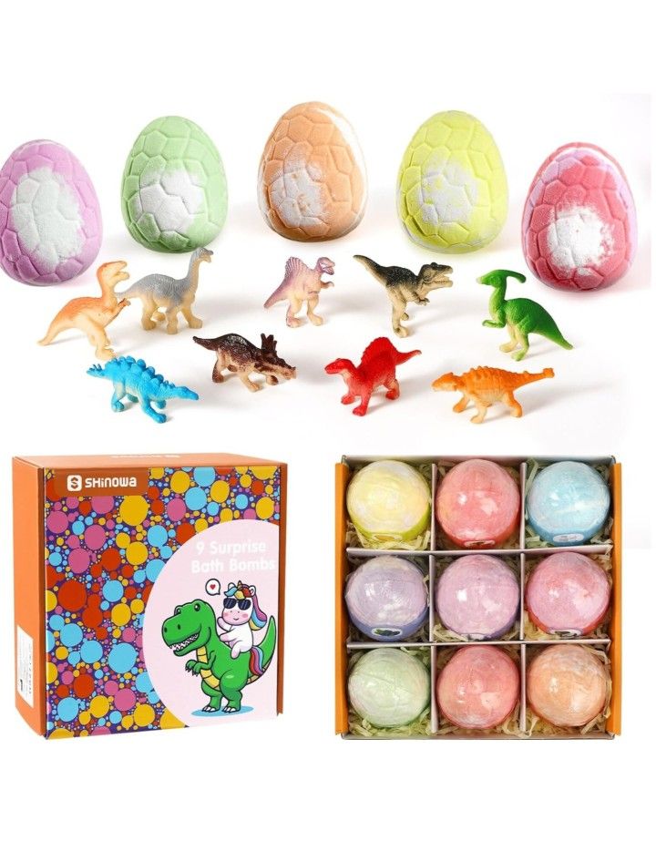 Kids Dinosaur toy Bath bombs - Multiple available