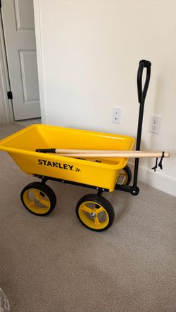 Stanley Jr garden wagon & tools