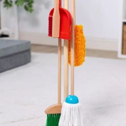 Melissa & Doug Let'S Play House Dust! Sweep! Mop! 6 Piece Pretend Play Set