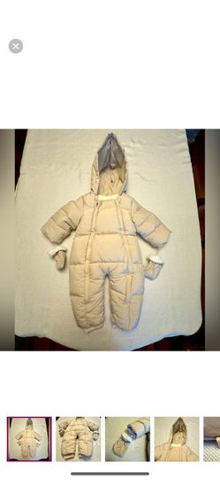 Adorable bunting by murmur bear. Baby cold weather Onsie Snow Outfit 