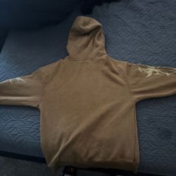 Faith Over Fear Brown Graphic Hoodie – New size medium