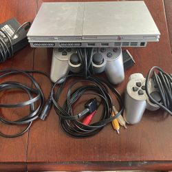Sony PS2  Slim Silver 