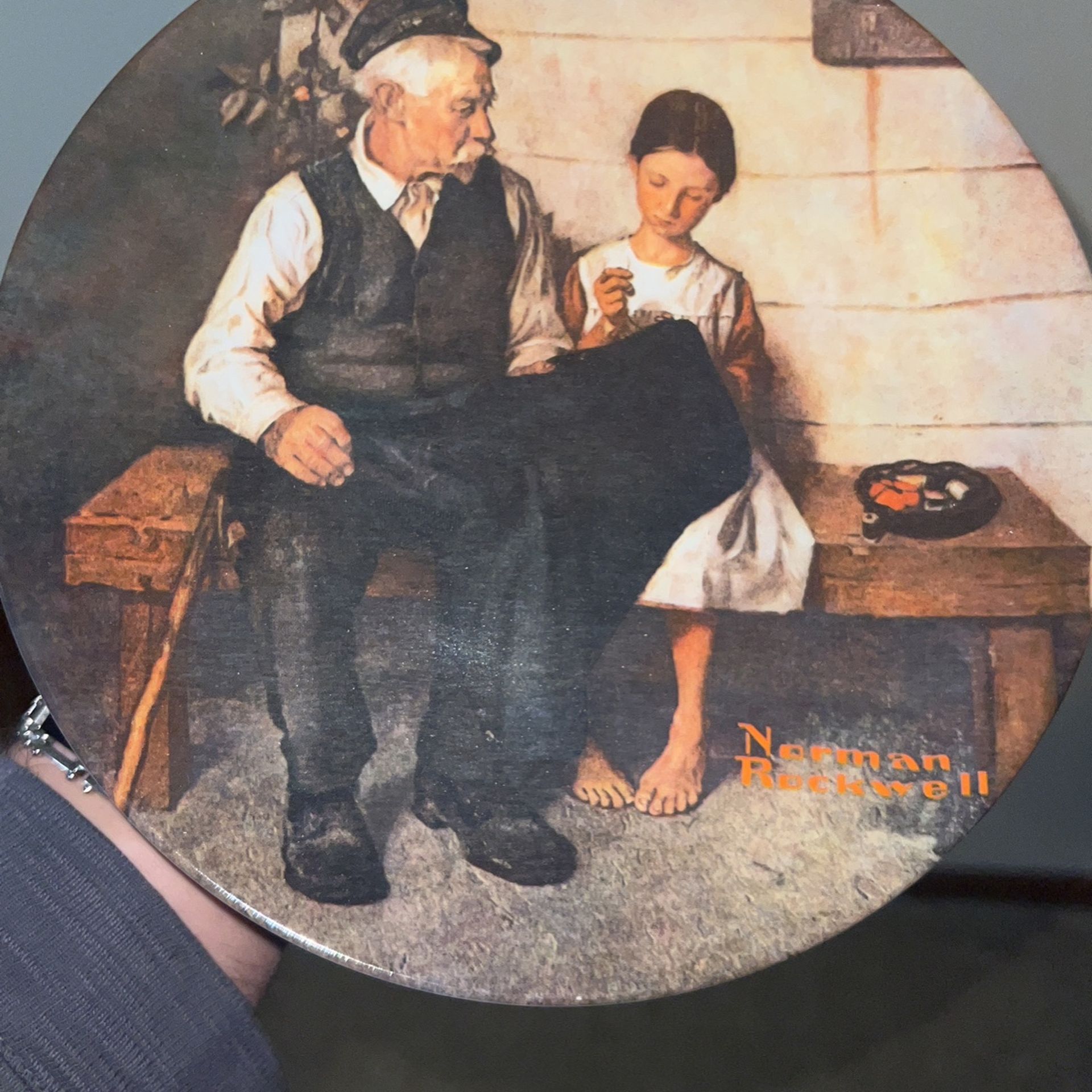 1979 Norman Rockwell Plate “The Lighthouse Keepers Daughter”