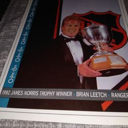 1992 O Pee Chee Jumbo Brian Leetch