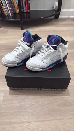 Air Jordan 5 Retro “Grape” GS Size 5Y w/ Original Box – Great Condition