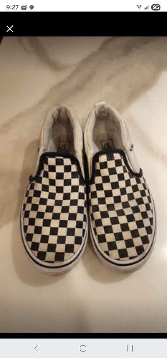 Checkered Vans