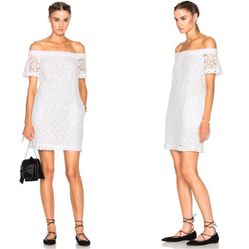 A.L.C White lace off the shoulder dress 4