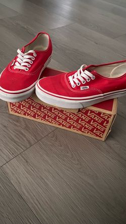 Red vans / like new