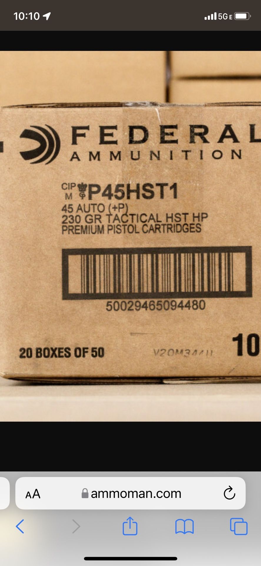 Federal HST 4 5 Full Case 1,000 Best Out There Hunting Sporting