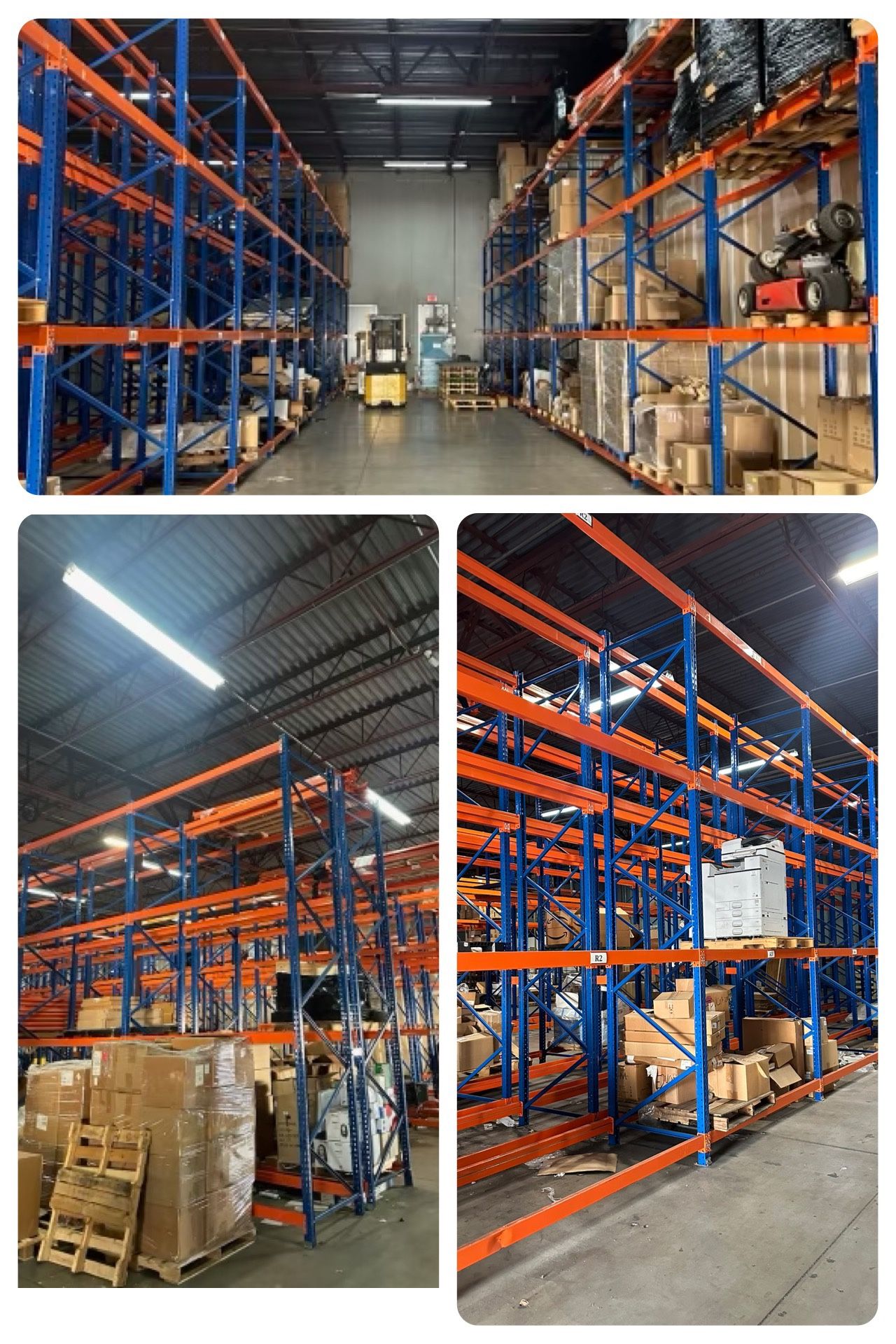 Tri County Racking Industrial Used Pallet Racks Warehouse Shelving Forklifts 
