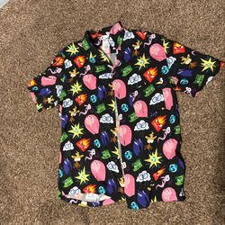 Disney x Kaws short sleeve button up 