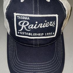 Vintage TACOMA RAINIERS trucker Mesh Hat. Read Below