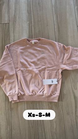 Alo Yoga Crewneck Sweatshirt Pink XS-S-M