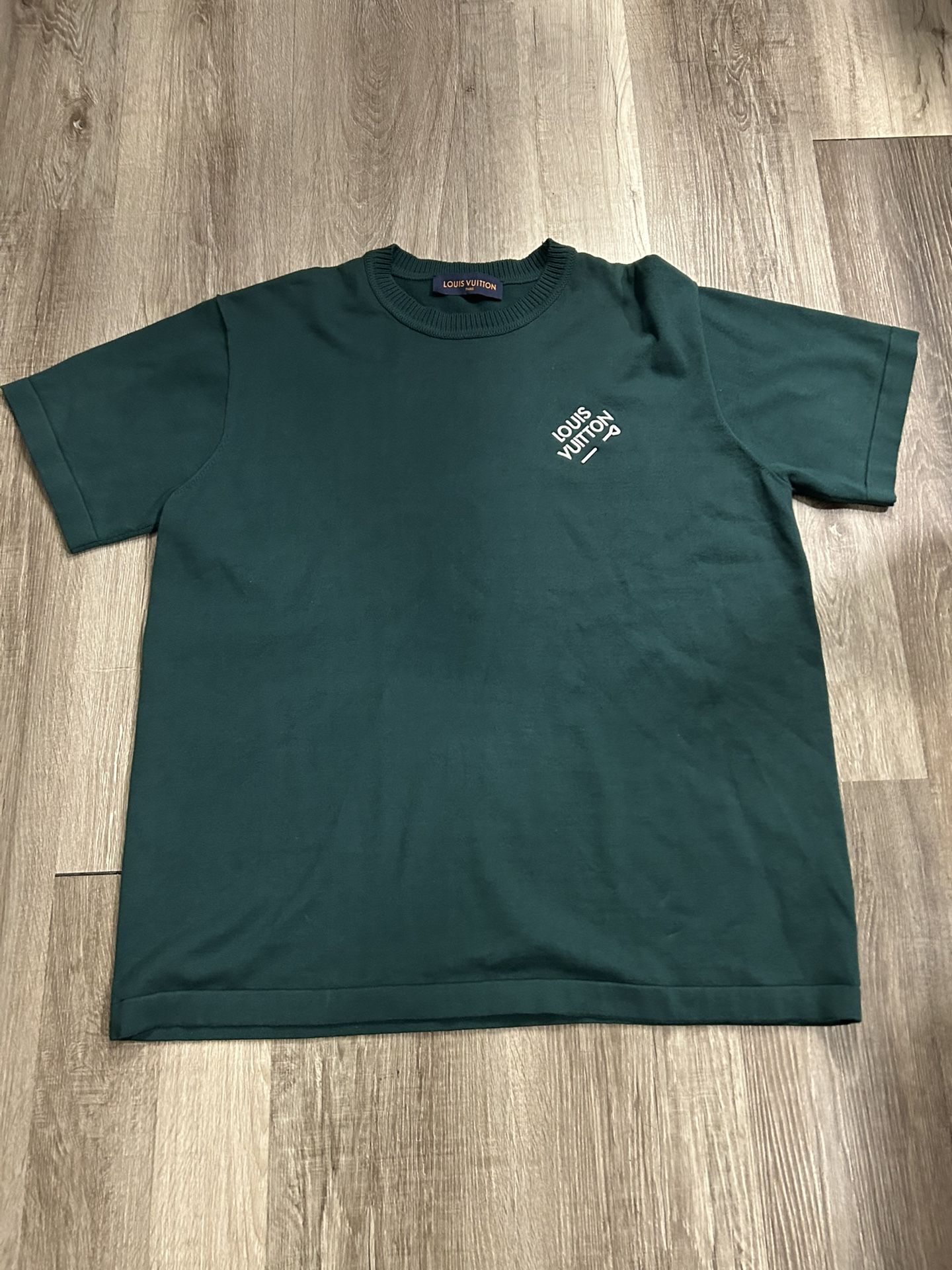 Louis Vuitton Short Sleeved Green Tee shirt size Large