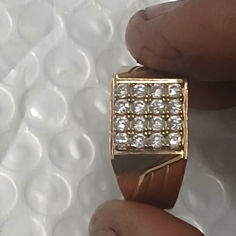Mens Real Gold Ring 14k😃