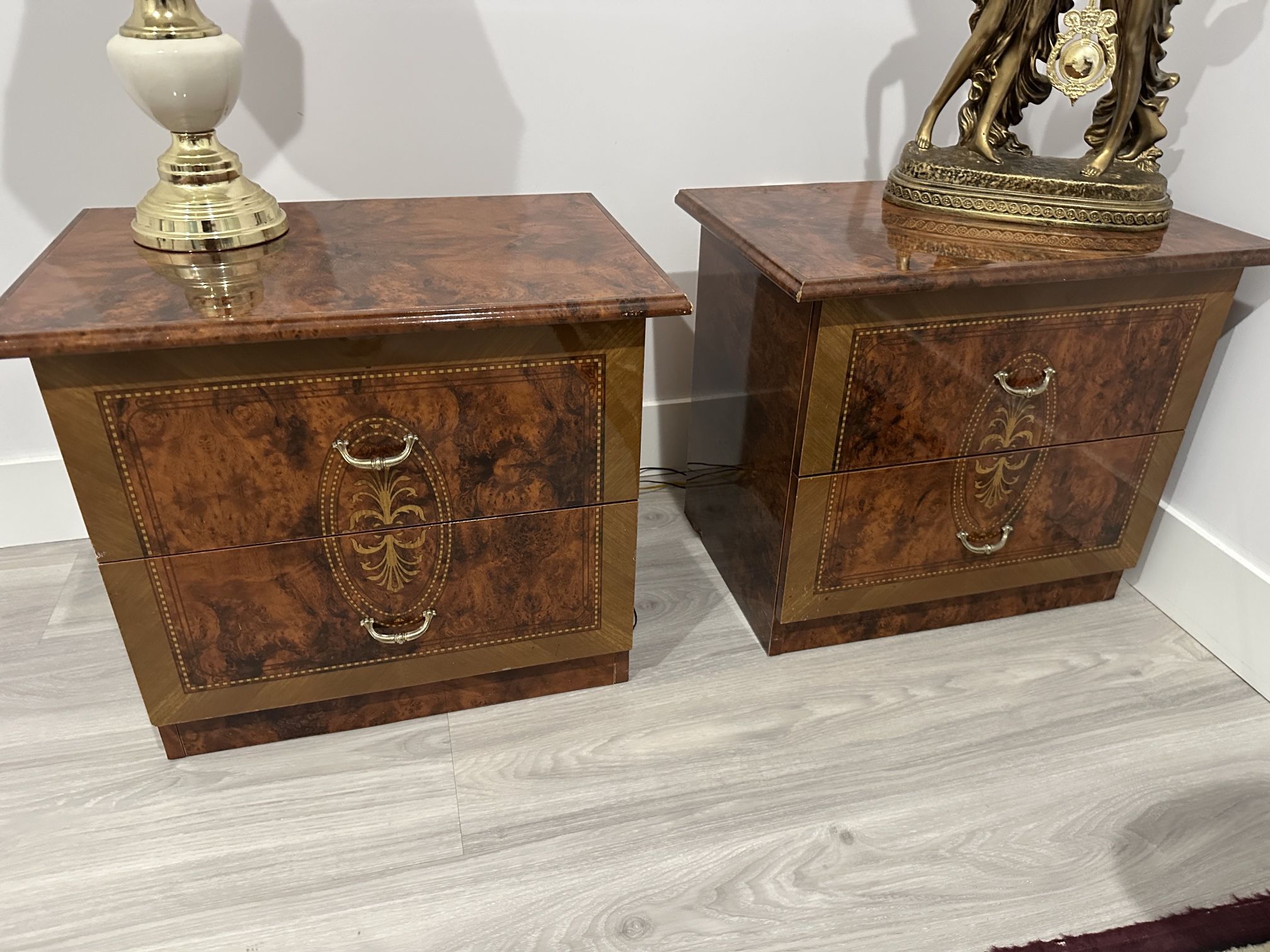 Two Vintage Nightstands