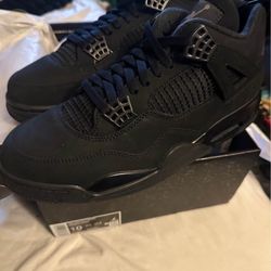 Jordan Retro 4 BlackCat Sz10