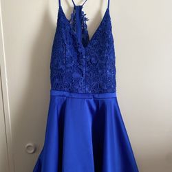 Short Royal Blue Dress