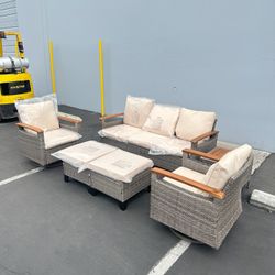 6pc Outdoor Patio Furniture Set 