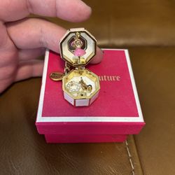 2014 Juicy Couture Limited Edition Pink Ballerina Music Jewelry Box Charm Locket