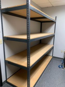Boltless Warehouse Shelving 96 in W x 30 in D 4 Tier Steel Rivet Rack Storage Stronger Than Homedepot Lowes And Costco Delivery Available