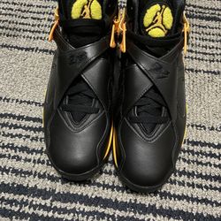 jordan 8 retro black yellow