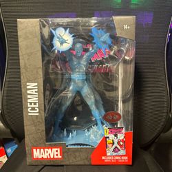 McFarlane Toys Marvel IceMan 1/6 Scale Figure Red Platinum Edition Sealed