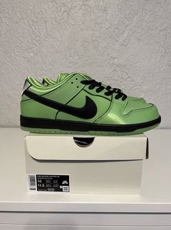 Nike SB Dunk Low Pro QS x The Powerpuff Girls Buttercup  Size 10M