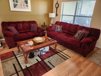 Coach and loveseat