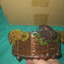 Beaded Holder Or Plants Holder