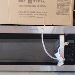 Whirlpool Large Microwave 1.7 Cu Ft Over The Range 