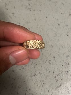 10K nugget ring