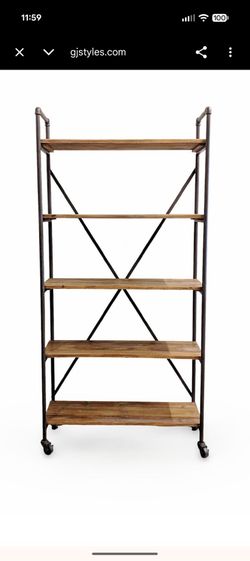 Industrial Inspired Shelving unit