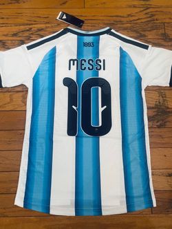 Youth or adult Argentina World Cup 2026 home jersey with Messi