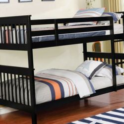 Twin over twin All Wooden Bunk bed