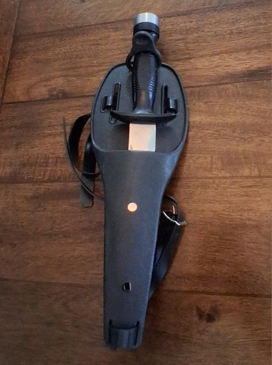 6 3/4" Diver's Knife w Sheath - Knife That Measures Up To 6 Inches On Blade Scuba Cuts Debri Ropes Twine Line H