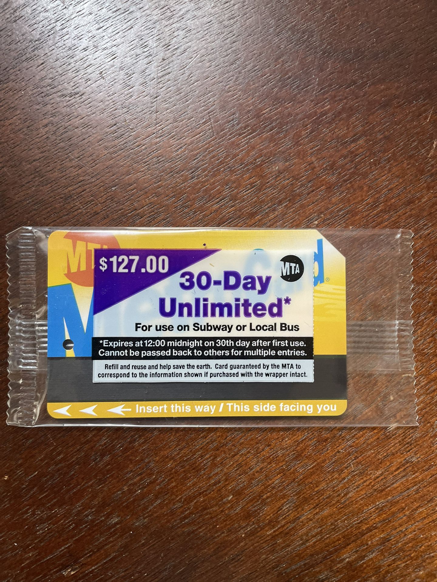 New 30 Day Unlimited Cards
