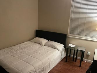 Queen Size Foam Mattress + Bed Frame