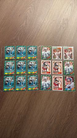 Vintage NFL Hall of Fame Lot – Marino Moon Jerry Rice Elway – 18 Cards