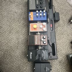 vodo lab Guitar pedal board loaded 