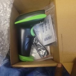 Eyoyo 2D Bluetooth Barcode Scanner Wireless, 2500mAh Handheld Cordless USB Wired QR Bar Code Reader for Library, Warehouse Inventory Compatible with i