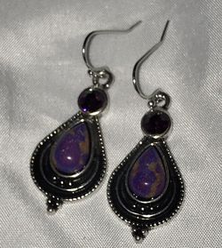Silver earrings