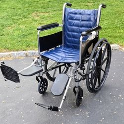 REDUCED *Invacare Tracer EX2 Wheelchair Permanent Arms & Elevating Rests  (18 Inc-Seat)