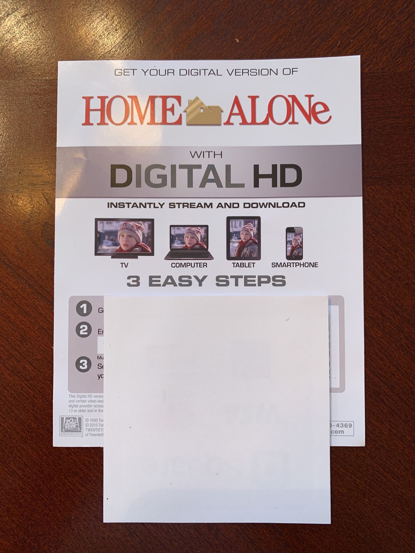 Home Alone digital HD copy