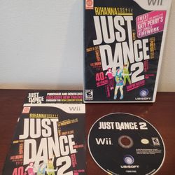 NINTENDO WII JUST DANCE 2 VIDEO GAME CIB
