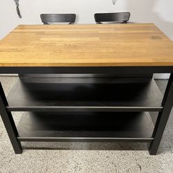 Ikea Stenstorp kitchen island & dining table With Matching Stools