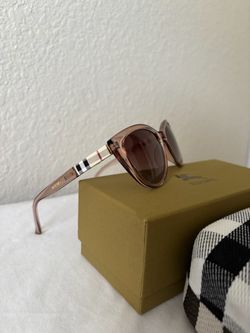 Burberry Pink Cat-Eye Sunglasses
