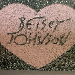 WOMEN’S 10 BETSY JOHNSON SILVER/RHINESTONE HEEL