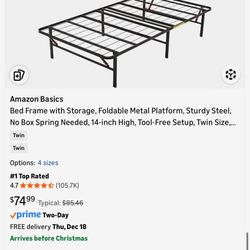 Bed Frame - Twin Size