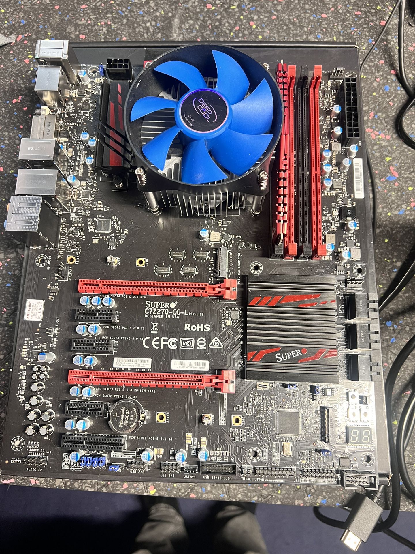 New Motherboard  Plus I7 CPU 3.7 GHz 